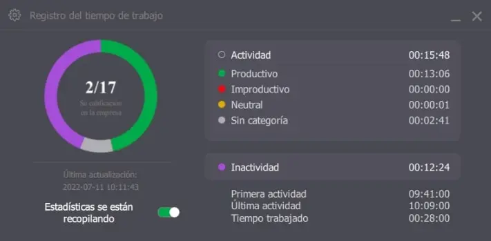 self-monitoring interface