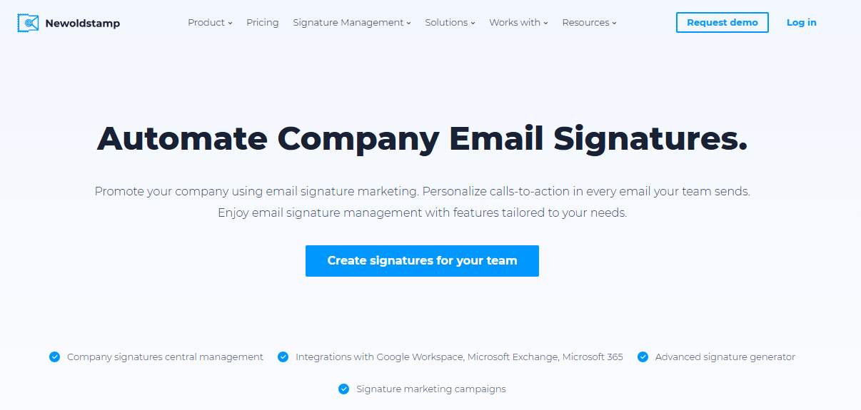 Newoldstamp website screenshot.