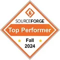 Sourceforge top performer 2024 award.