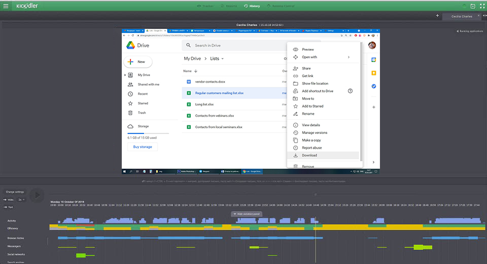 Information leakage prevention