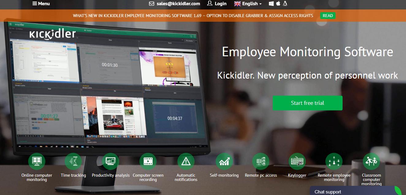 Kickidler. Employee Monitoring Software